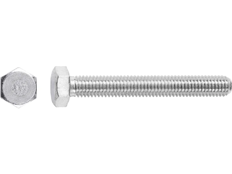 LUX Maschinenschraube M6 x 70 mm Verzinkt Vollgewinde 100 Stück