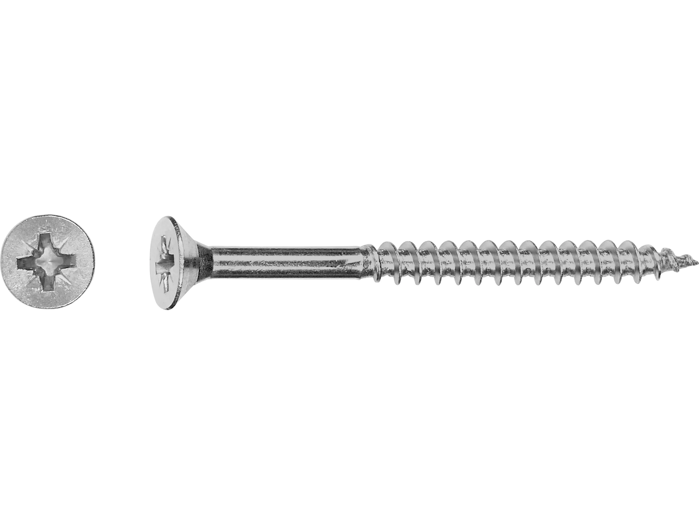 Senkkopf Spanplattenschraube PZ Antrieb Ø 5 mm x 60 mm 200 Stück