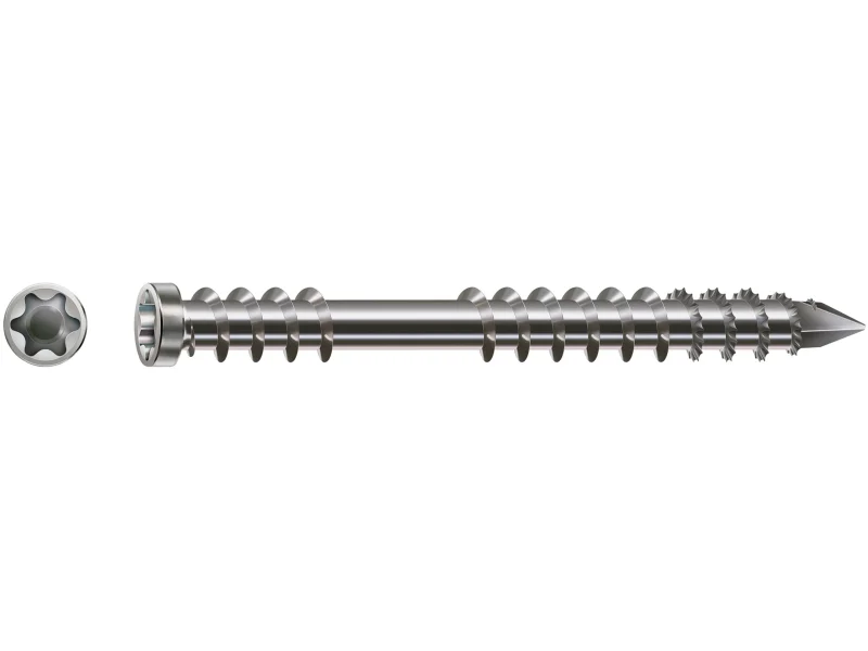 Spax Zylinderkopf Terrassenschraube T Star plus Antrieb Ø 5 mm x 60 mm 125 Stück